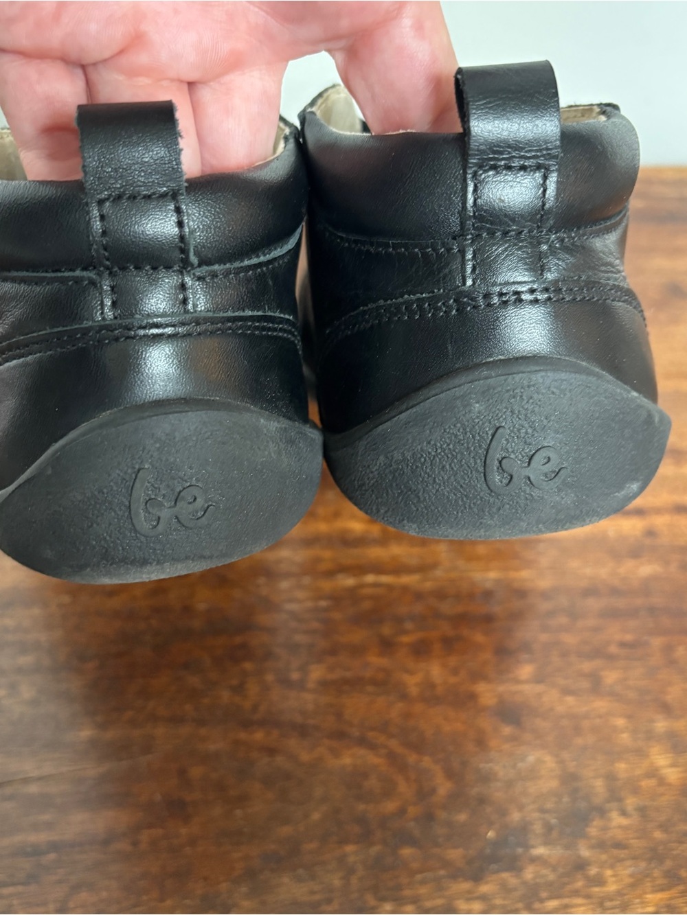 Be Lenka Icon Black Leather Chukka Barefoot Shoes Ankle Boots Unisex Sz EU 38 - Picture 7 of 11